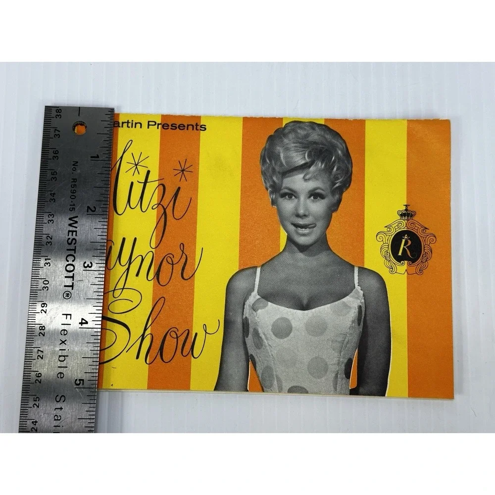 VTG DEAN‎ MARTIN PRESENTS MITZI GAYNOR SHOW RIVIERA LAS VEGAS SOUVENIR PROGRAM